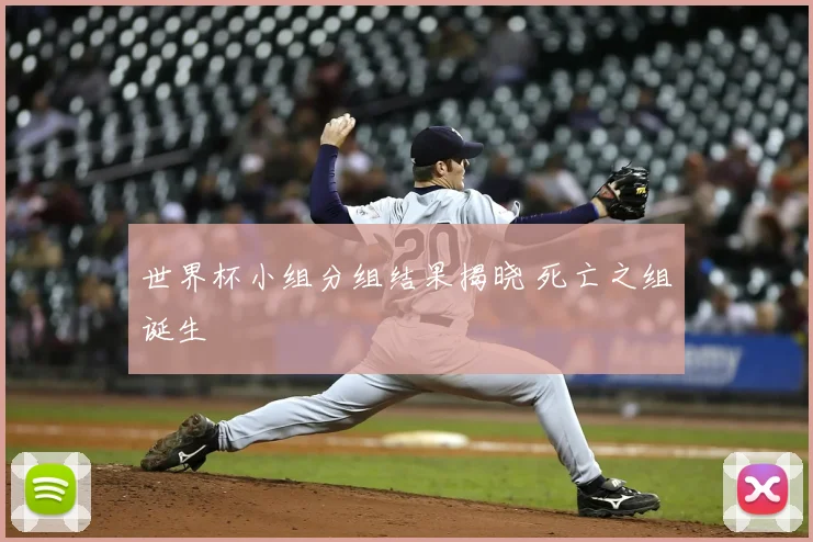 世界杯小组分组结果揭晓 死亡之组诞生