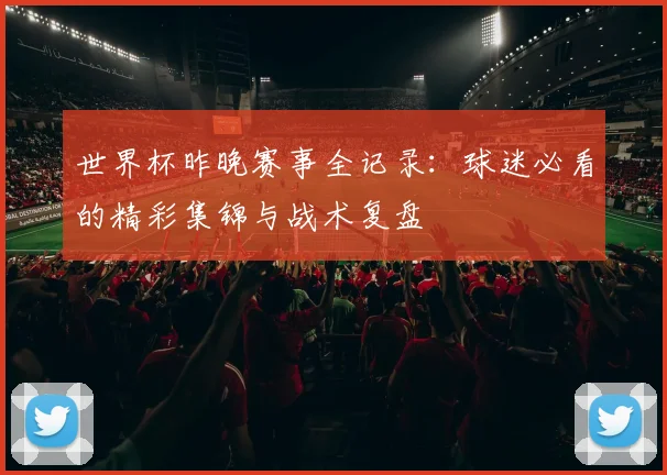 世界杯昨晚赛事全记录:球迷必看的精彩集锦与战术复盘