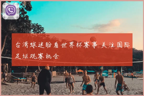 台湾球迷盼看世界杯赛事 关注国际足坛观赛机会